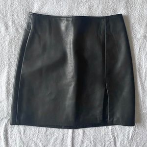 RUDSAK Leather Mini Skirt